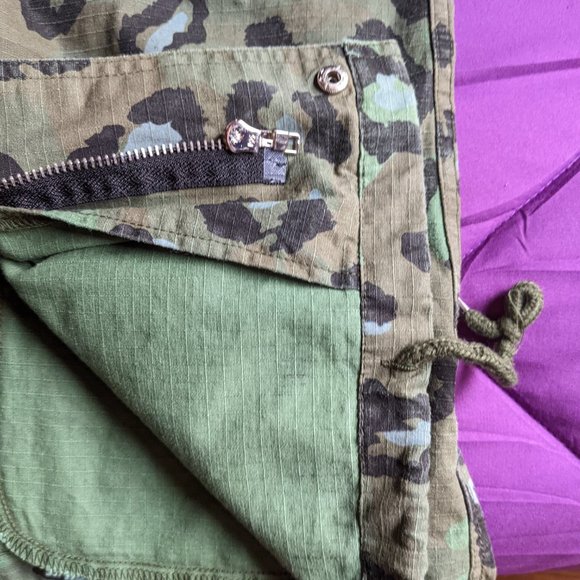 Jealous Tomato Cheetah Print Canvas Jacket - Picture 3 of 10